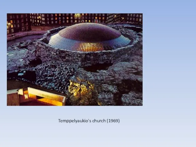 Temppelyaukio's church (1969)