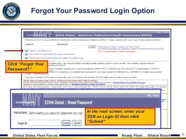 Forgot Your Password Login Option Click “Forgot Your Password?” In