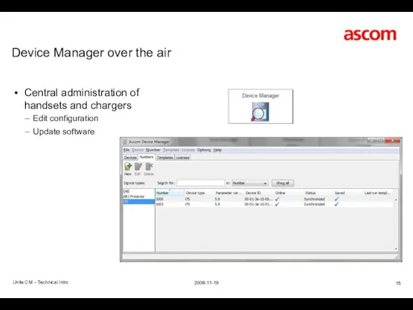 Device Manager over the air Unite CM – Technical Intro