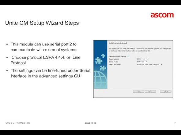 Unite CM Setup Wizard Steps Unite CM – Technical Intro