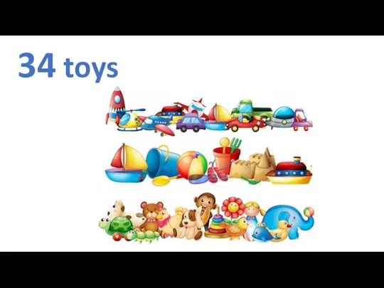 34 toys
