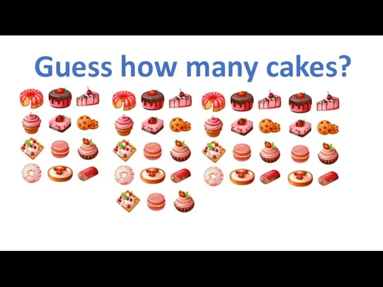 Guess how many cakes?