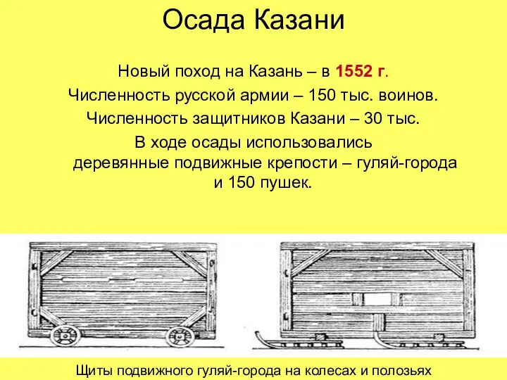 Осада Казани Новый поход на Казань – в 1552 г.