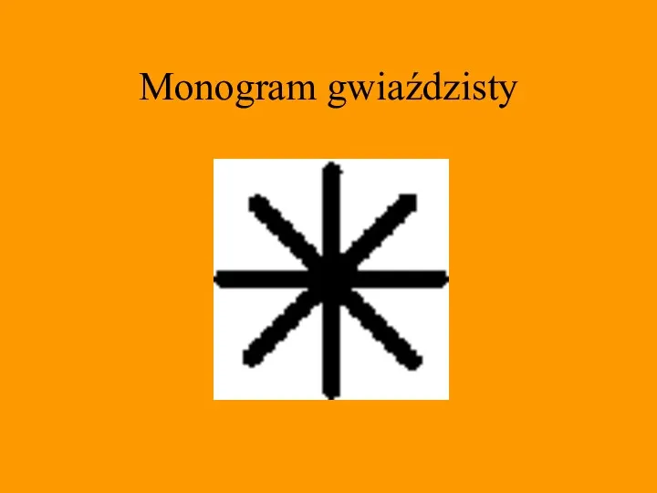 Monogram gwiaździsty