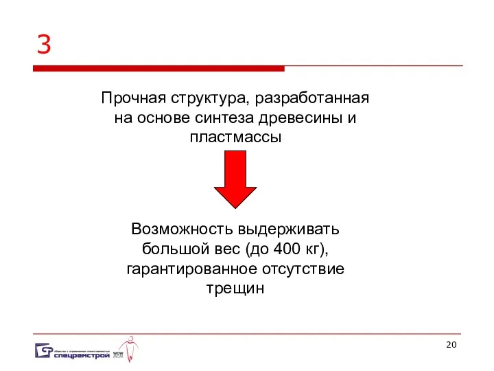 3 Прочная структура, разработанная на основе синтеза древесины и пластмассы