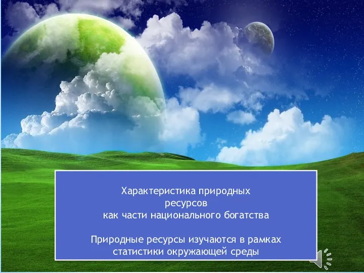 Характеристика природных ресурсов как части национального богатства Природные ресурсы изучаются