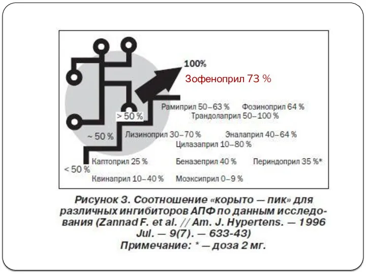 Зофеноприл 73 %