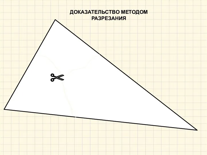 ✂ ДОКАЗАТЕЛЬСТВО МЕТОДОМ РАЗРЕЗАНИЯ