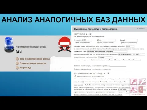 АНАЛИЗ АНАЛОГИЧНЫХ БАЗ ДАННЫХ