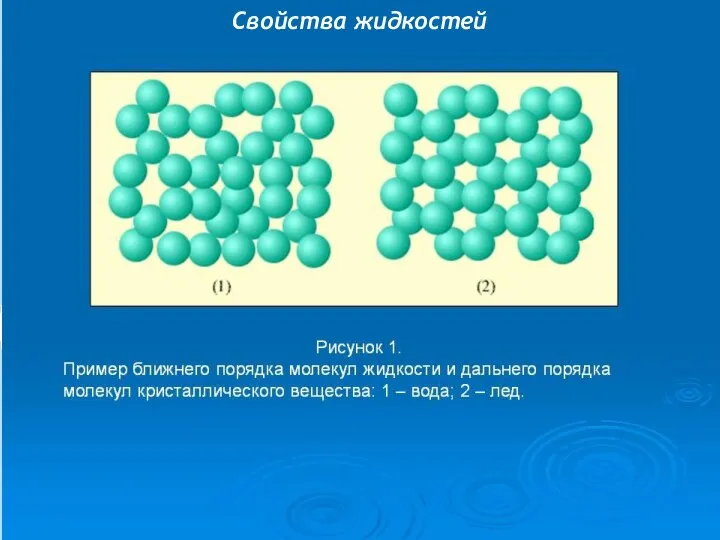 Свойства жидкостей