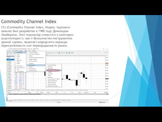 CCI (Commodity Channel Index, Индекс торгового канала) был разработан в