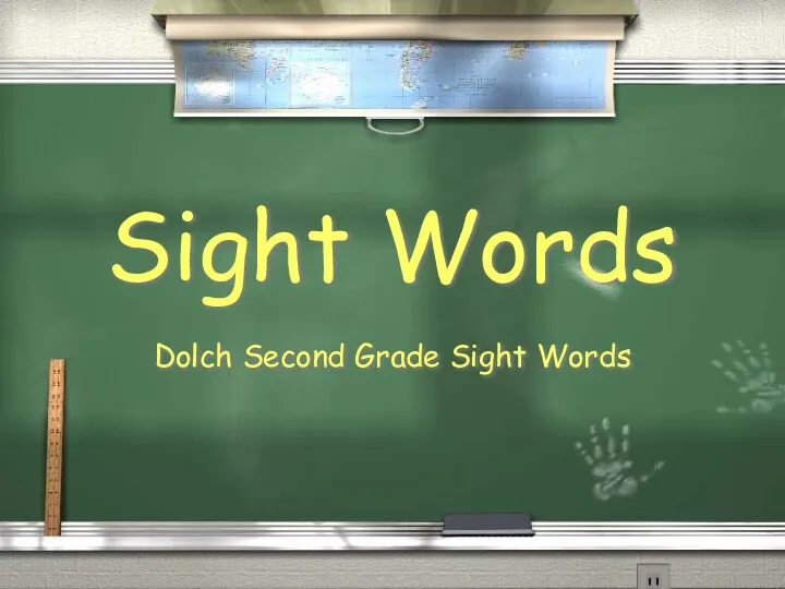 Sight Words Dolch Second Grade Sight Words