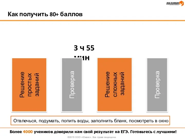 Как получить 80+ баллов Более 4000 учеников доверили нам свой