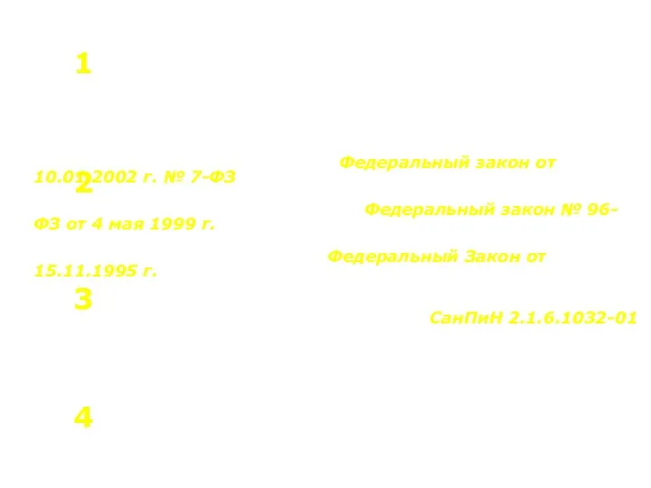 Об охране окружающей среды: Федеральный закон от 10.01.2002 г. №