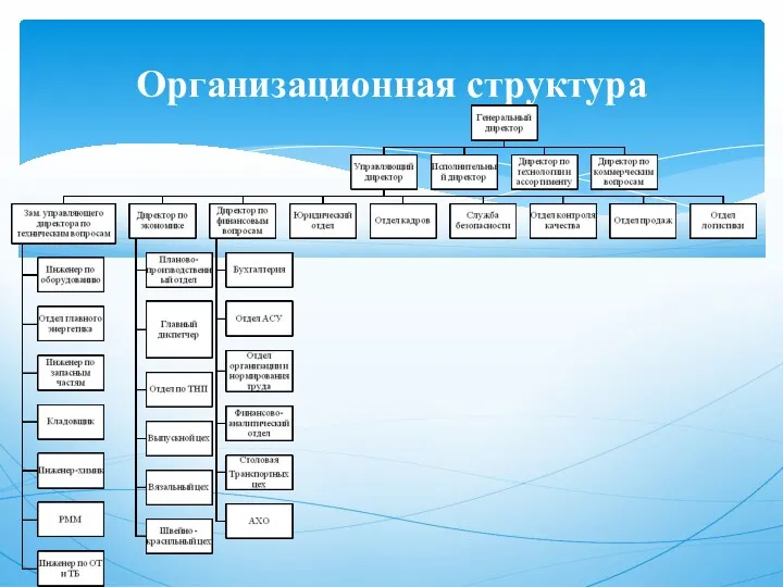 Организационная структура