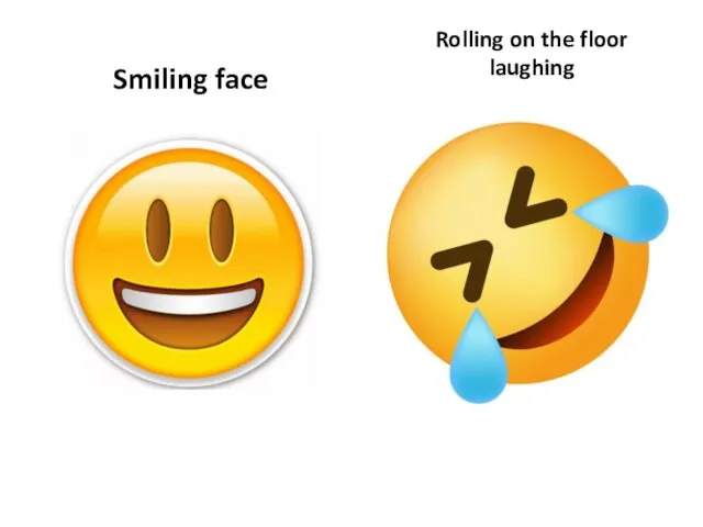 Smiling face Rolling on the floor laughing