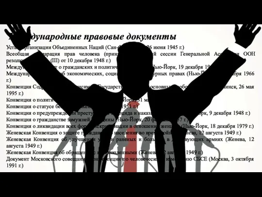 Международные правовые документы Устав Организации Объединенных Наций (Сан-Франциско, 26 июня