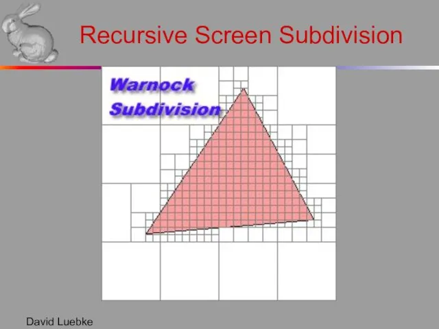 David Luebke Recursive Screen Subdivision