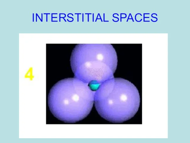 INTERSTITIAL SPACES