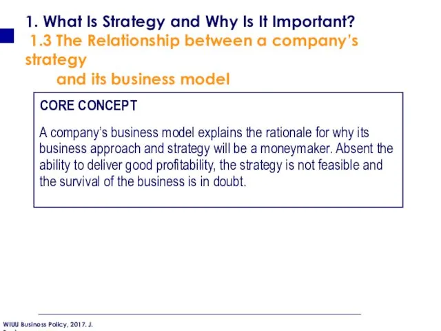 1. What Is Strategy and Why Is It Important? 1.3