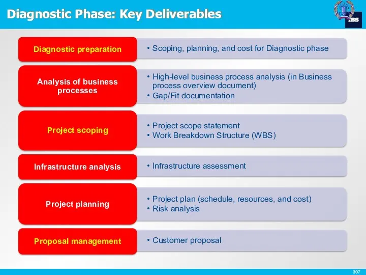 Diagnostic Phase: Key Deliverables