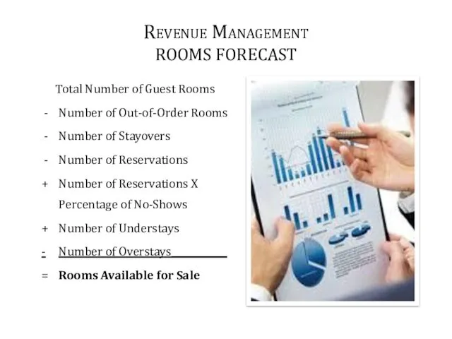 Revenue Management ROOMS FORECAST Total Number of Guest Rooms Number