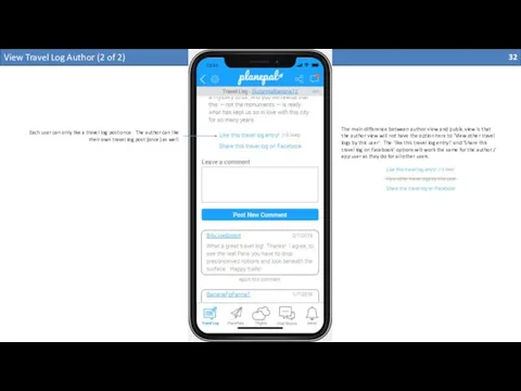 View Travel Log Author (2 of 2) The main difference