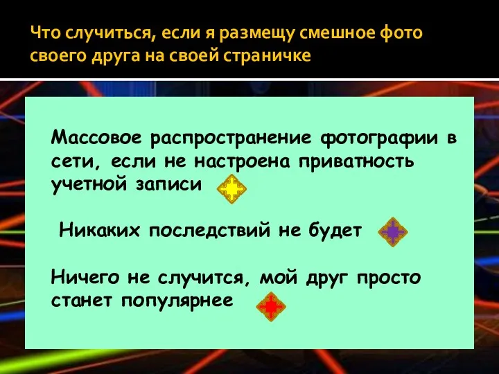 Что случиться, если я размещу смешное фото своего друга на