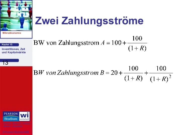 Zwei Zahlungsströme