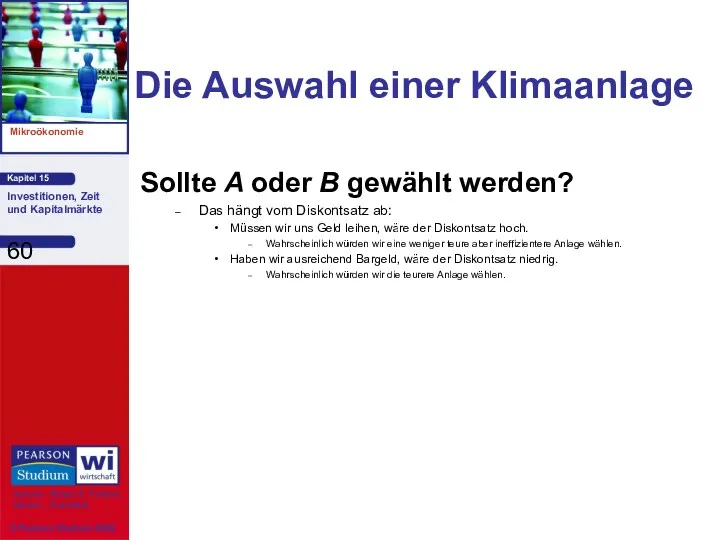 Die Auswahl einer Klimaanlage Sollte A oder B gewählt werden?