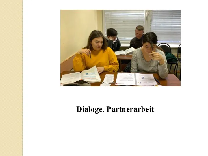 Dialoge. Partnerarbeit