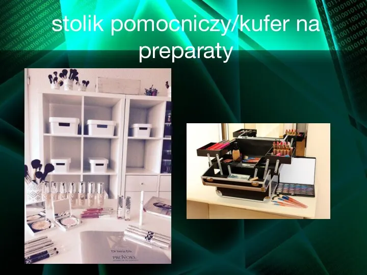 stolik pomocniczy/kufer na preparaty