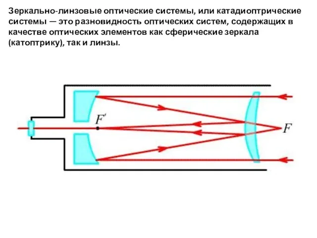 Зеркально-линзовые оптические системы, или катадиоптрические системы — это разновидность оптических