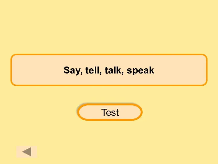 Say, tell, talk, speak Test