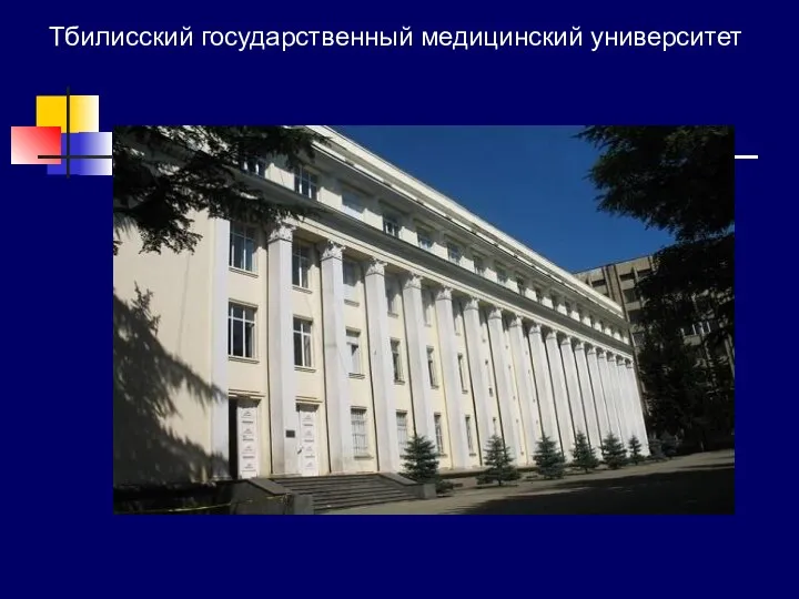 Тбилисский государственный медицинский университет