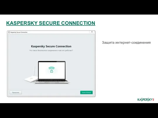 Защита интернет-соединения KASPERSKY SECURE CONNECTION