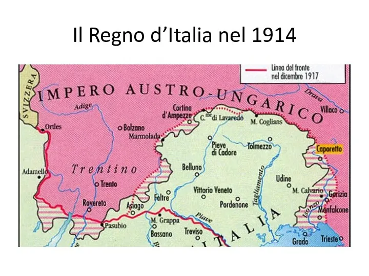Il Regno d’Italia nel 1914