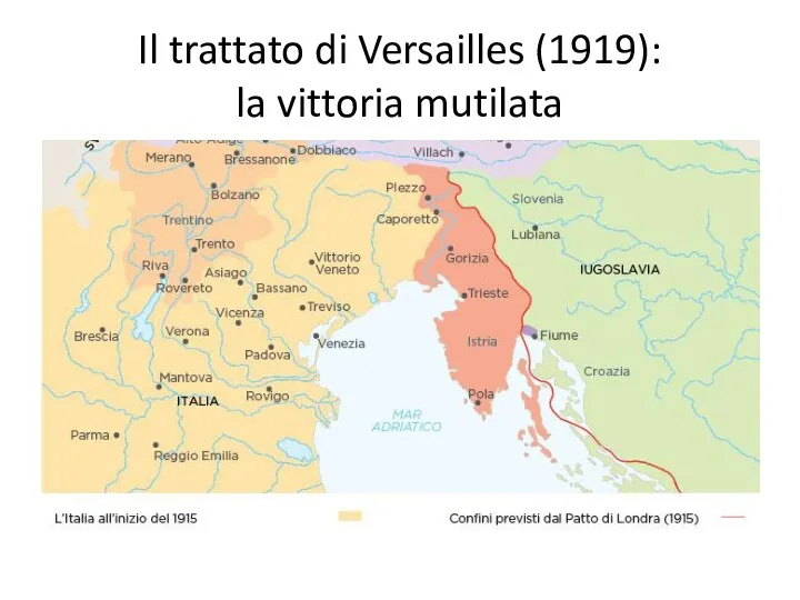 Il trattato di Versailles (1919): la vittoria mutilata