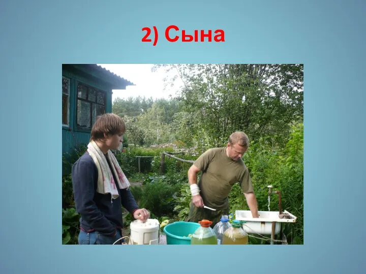 2) Сына