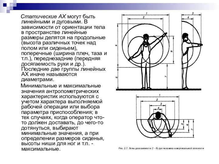 Статические АХ могут быть линейными и дуговыми. В зависимости от