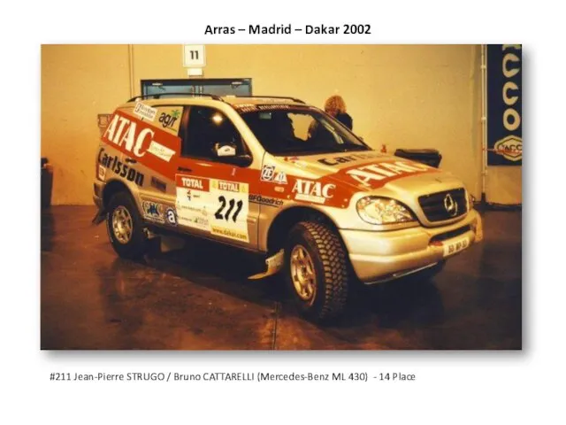 Arras – Madrid – Dakar 2002 #211 Jean-Pierre STRUGO /