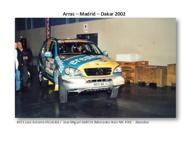 Arras – Madrid – Dakar 2002 #253 Jose Antonio VILLALBA