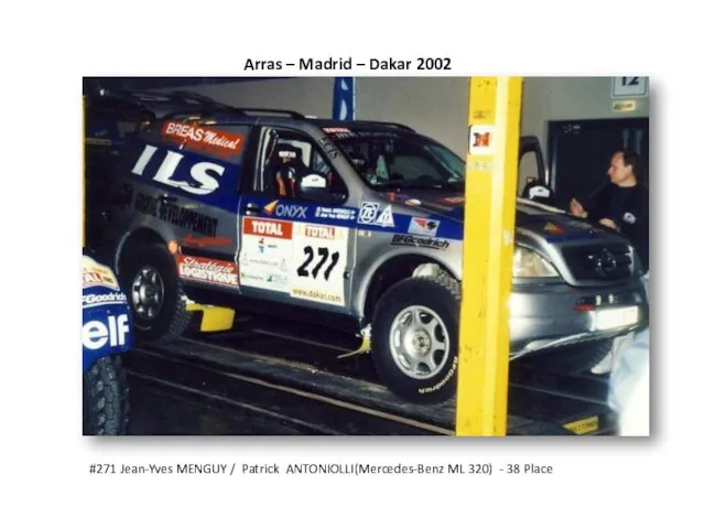 Arras – Madrid – Dakar 2002 #271 Jean-Yves MENGUY /