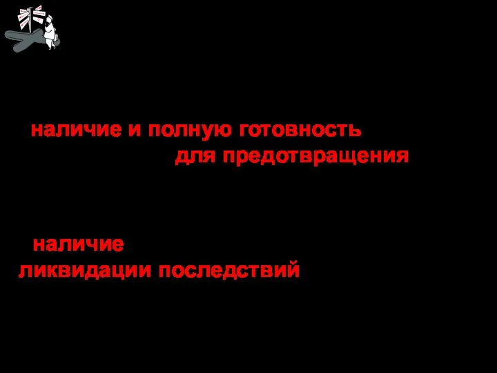 Поддержание полной готовности предусматривает: - наличие и полную готовность всего,