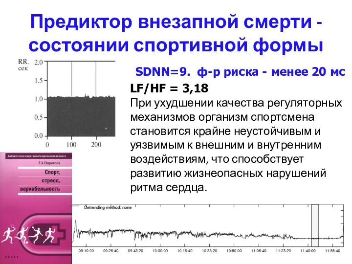 Предиктор внезапной смерти - состоянии спортивной формы Гаврилова Е.А. 2016