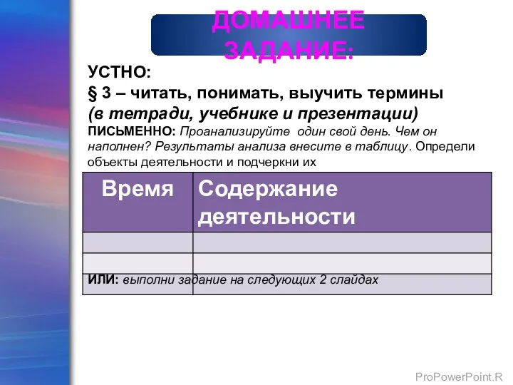 УСТНО: § 3 – читать, понимать, выучить термины (в тетради,