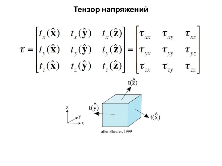 Тензор напряжений