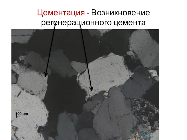 Цементация - Возникновение регенерационного цемента