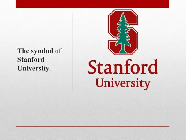 The symbol of Stanford University.