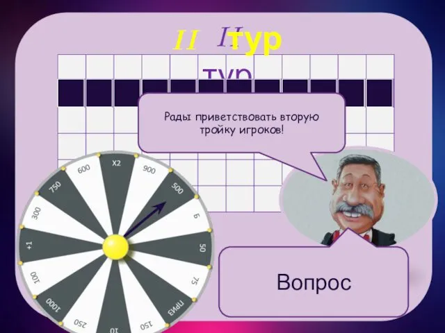 II тур II тур Вопрос а а а а а